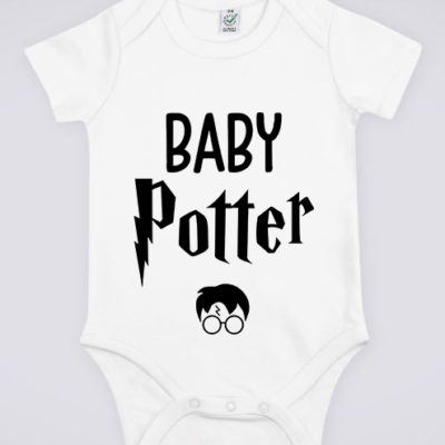 Image de body blanc pour bébé "Baby Potter - Harry Potter" - MCL Sérigraphie