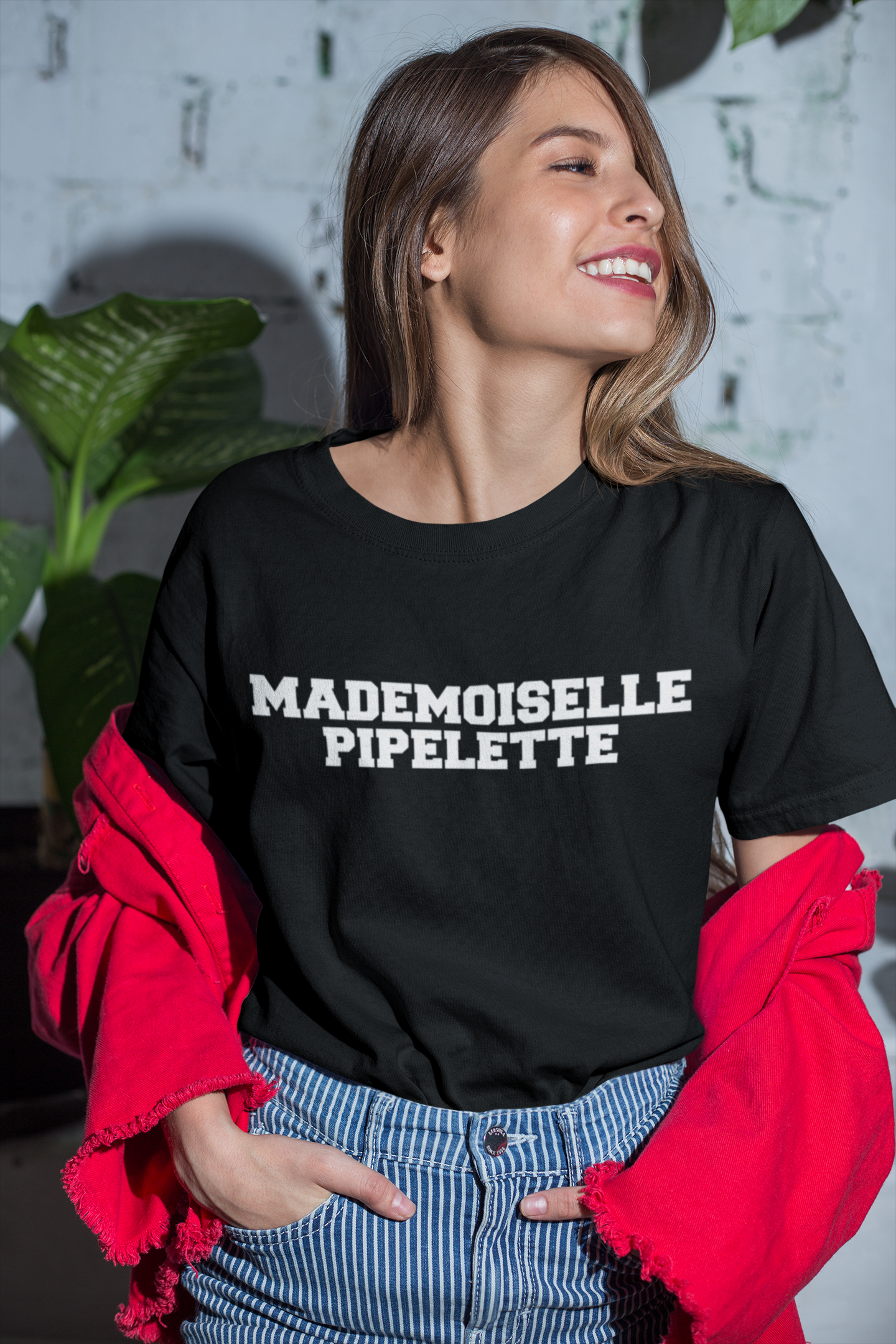 Download T-shirt - Mademoiselle Pipelette | MCL Sérigraphie | Mode ...