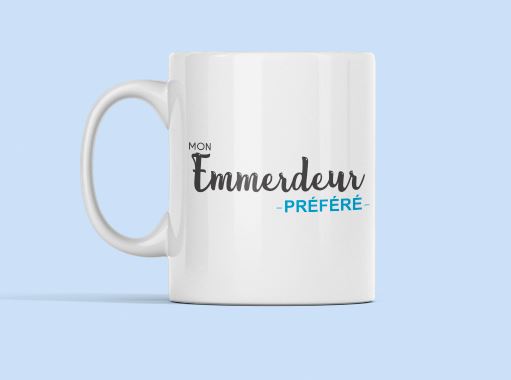 Image tasse "mon emmerdeur préféré" - MCL Sérigraphie