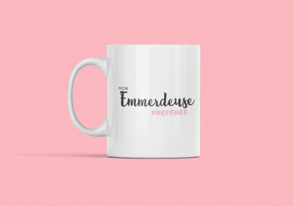 Image tasse "mon emmerdeuse préférée" - MCL Sérigraphie